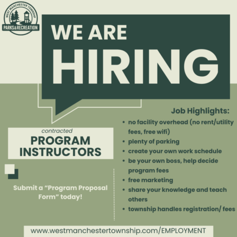 Hiring - Program Instructors (1)